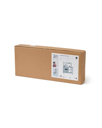 Kid's Concept Kuchnia Dziecięca KID'S HUB Natural White Drewniana 3+
