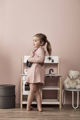Kid's Concept Kuchnia Dziecięca KID'S HUB Natural White Drewniana 3+