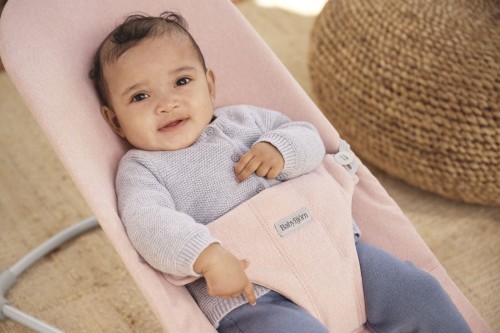 BabyBjorn Leżaczek Bliss Woven Jasny Róż Melanż