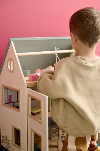 Kid's Concept Domek dla Lalek AIDEN Drewniany 3 Piętra 