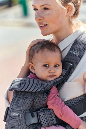 BabyBjorn Nosidełko One Air 3D Mesh Antracyt 0–3