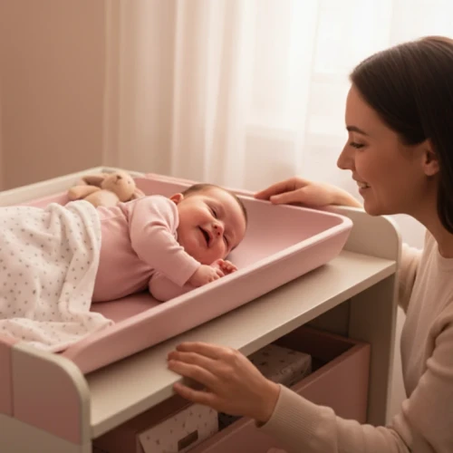 Small All Przewijak dla Niemowląt Piankowy Antyalergiczny 0-12m