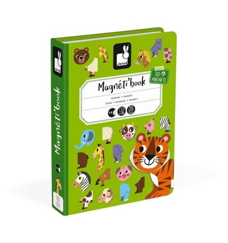 Janod Magnetibook Zwierzęta Układanka Magnetyczna 3+