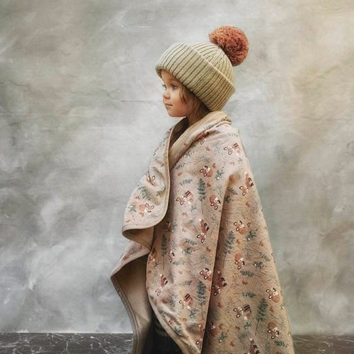 Elodie Details Czapka Wełniana Merino Pure Khaki 6–12m
