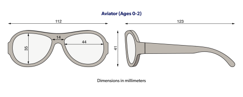 Babiators Okulary Aviator Nautical Navy 0-2 lat