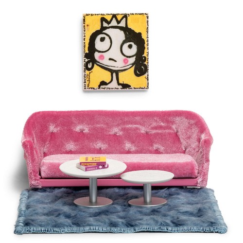 Zestaw mebli do salonu do domku dla lalek | Lundby