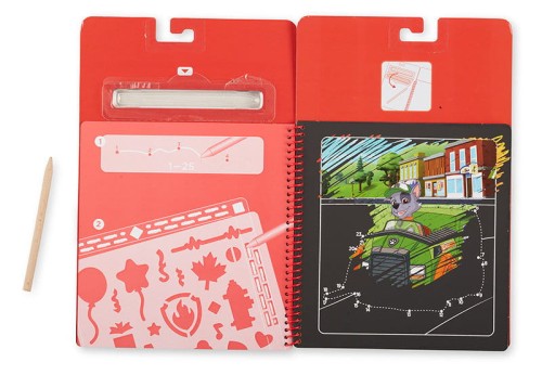 Psi Patrol Scratch Art Pad wydrapywanka Melissa & Doug