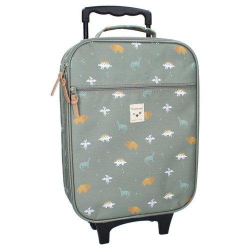 KIDZROOM  Walizka dla dzieci Small Dino Green