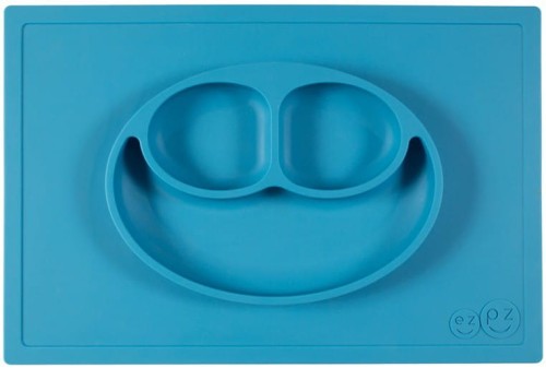 EZPZ Mini Mat Talerzyk z Podkładką 2w1 MatNiebieski