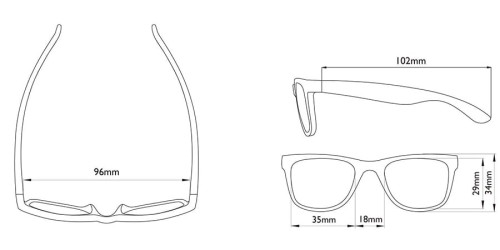 Real Shades Okulary PRZECIWSŁONECZNE Surf Białe 0-3 lat
