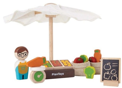 PlanToys Zestaw Stragan Zabawka Edukacyjna 3+