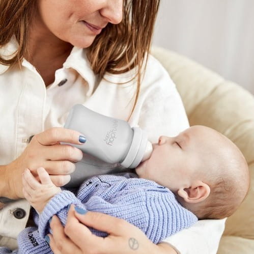 Everyday Baby Szklana butelka z antykolkowym smoczkiem S, 150 ml  
