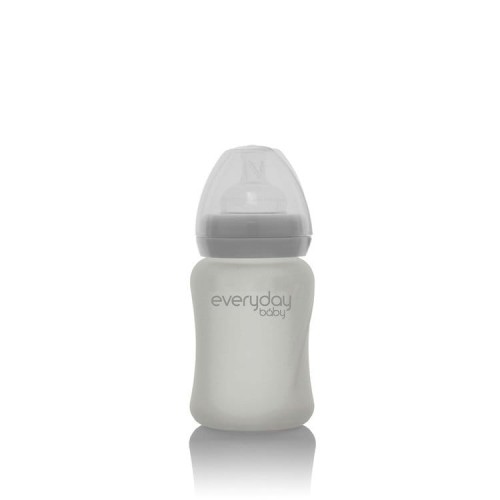 Everyday Baby Szklana butelka z antykolkowym smoczkiem S, 150 ml  