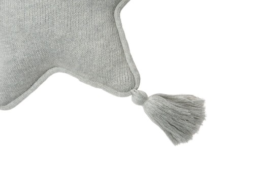 Lorena Canals Poduszka dziecięca Twinkle Star Grey 25×25 cm
