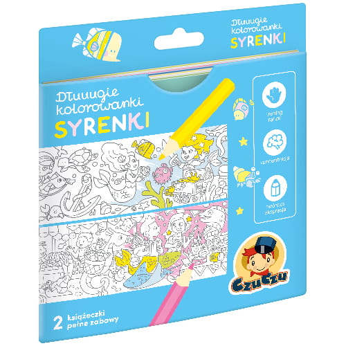 Długie Kolorowanki Syrenki 