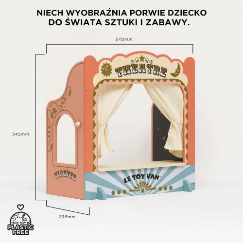 Le Toy Van Drewniany teatr lalek FSC 3+