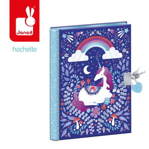 Janod Sekretny Pamiętnik na Kłódkę Jednorożce Kraina Snów