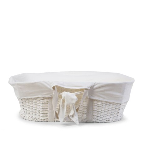 Childhome Pokrowiec do kosza mojżeszowego Jersey Off White