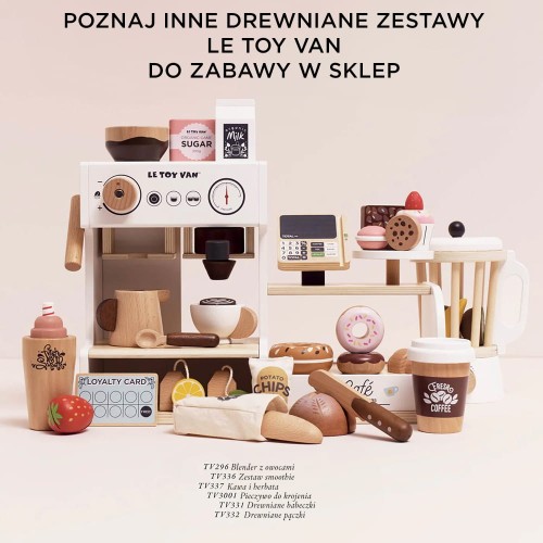 Le Toy Van Drewniana Kawiarnia Sklep Barista 3+