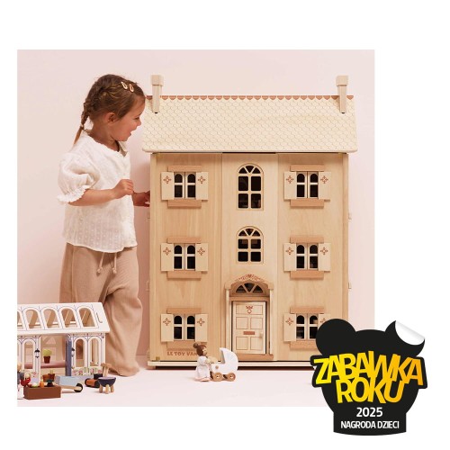 Drewniany domek dla lalek – naturalna zabawka | Le Toy Van