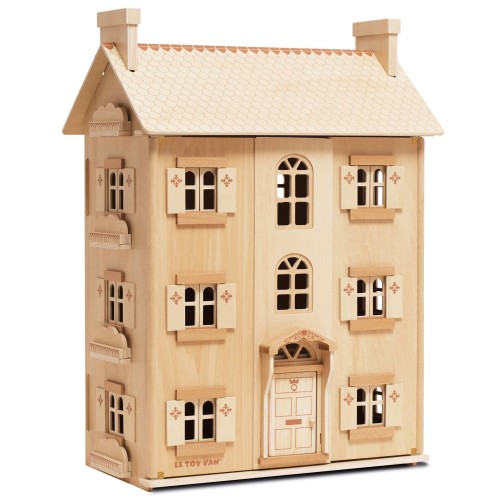 Drewniany domek dla lalek – naturalna zabawka | Le Toy Van