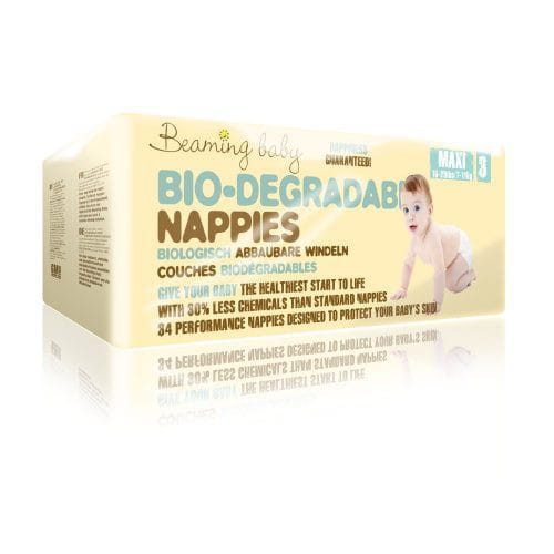 Beaming Baby Pieluszki Maxi 7-11 kg 34 szt. Ekologiczne