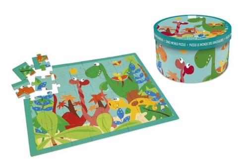 Scratch Puzzle Dinozaury 40 elementów 4+