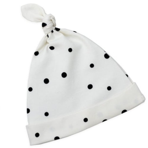 Sleepee Czapeczka Krasnal 2-pack Kropki 2-4m
