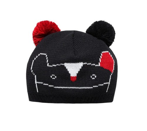 Czapka Lullalove MRB z pomponikami dla dzieci 0-6 lat