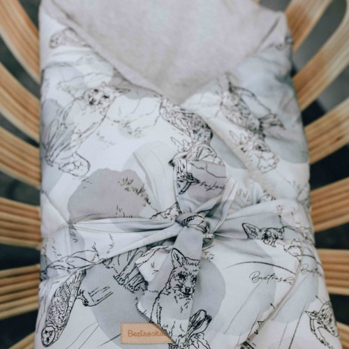 Rożek Niemowlęcy Beztroska Polskie Zwierzęta 75x75cm