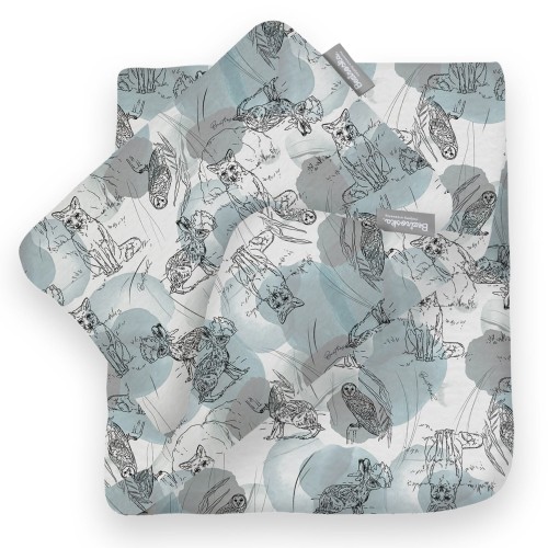 Beztroska Pościel z wypełnieniem do gondoli „Polskie zwierzęta” 70x80 cm + 30x23 cm