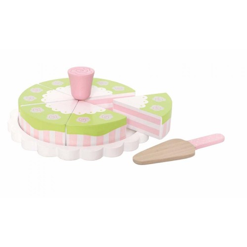 Jabadabado Tort Księżniczki Drewniany 18cm 3+