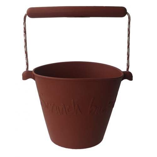 Scrunch Składane Wiaderko Plażowe Rust 12m+