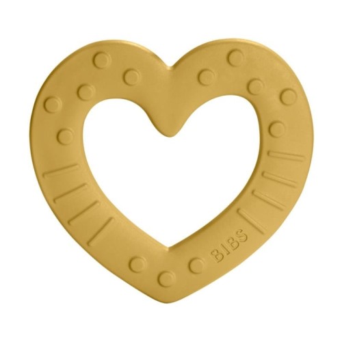 Bibs Baby Bitie Heart Gryzak Musztardowy 0+