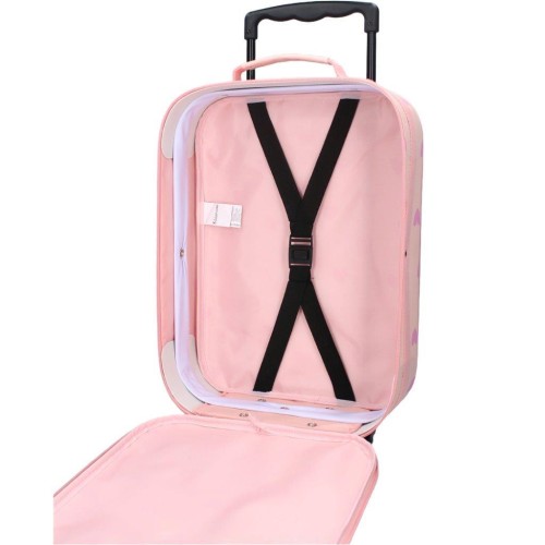 KIDZROOM  Walizka dla dzieci Magical Heart pink