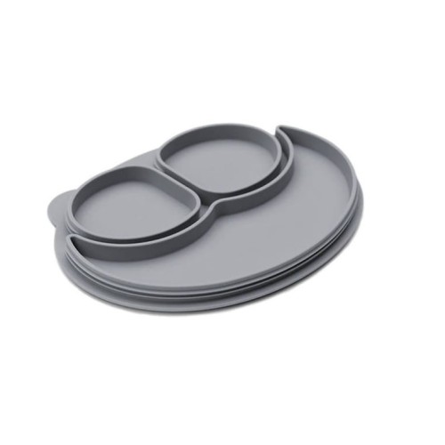 EZPZ Silikonowa Pokrywka Mini Mat szara