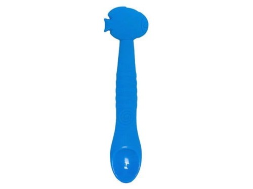 KIDodo Silikonowa Łyżeczka Niebieska Rybka 