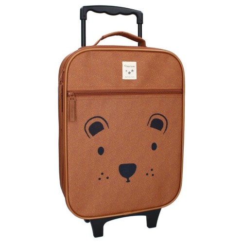 KIDZROOM  Walizka dla dzieci Big Teddy Bear brown