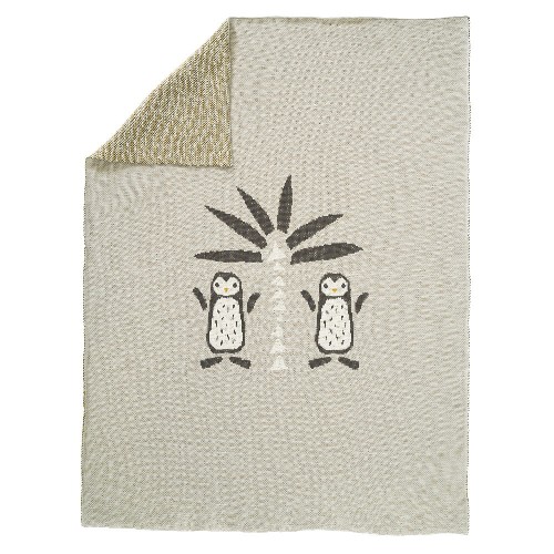 Fresk Tkany Kocyk Bawełna Organiczna 80x100 Pingwin 0+