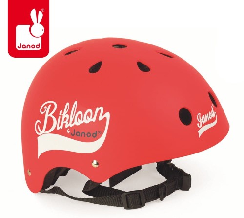 Janod Kask Ochronny Czerwony 3-6 lat