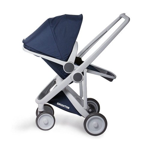Greentom Wózek Upp Reversible Szary-Niebieski 6m+ Premium