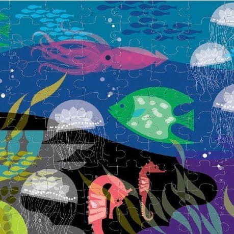 Mudpuppy Puzzle Świecące w Ciemności Pod Wodą 100el 5+