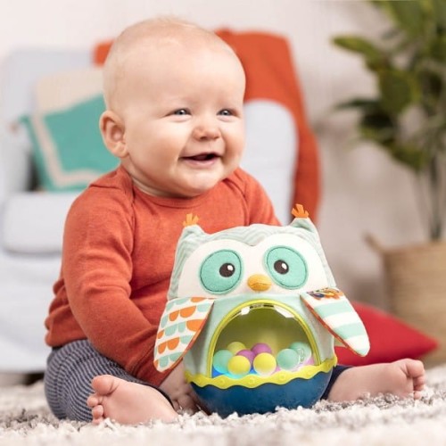 Btoys Sowa kiwajka muzyka światło 6m+