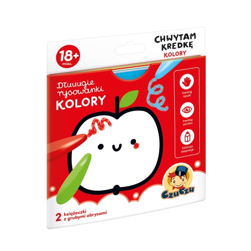 Czuczu Dłuuugie rysowanki chwytam kredkę kolory 18m+