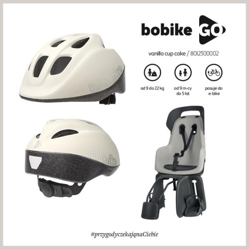 Bobike Kask dziecięcy XS Vanilla 46-53cm
