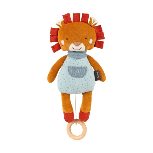 Pierwsza przytulanka Lew z pozytywką – grająca maskotka 30 cm | sigikid