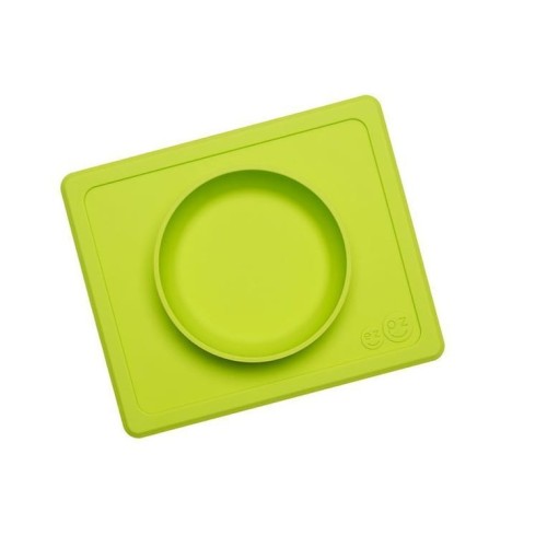 EZPZ Miseczka z Podkładką 2w1 Mini Bowl Zielona