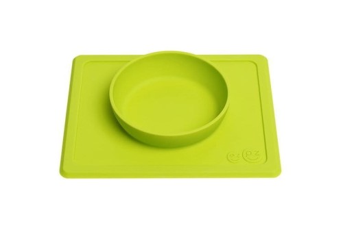 EZPZ Miseczka z Podkładką 2w1 Mini Bowl Zielona