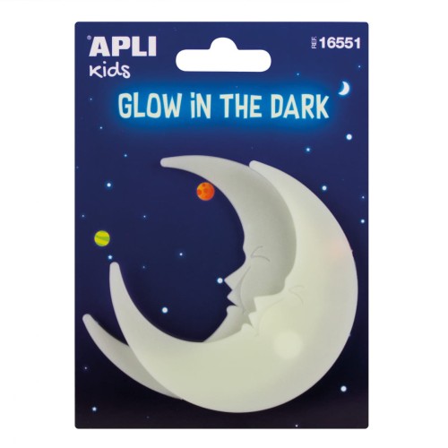 Apli Kids Naklejki Fluorescencyjne Księżyce