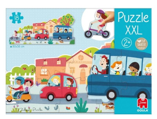 Goula Puzzle XXL Pojazdy 2+ lat